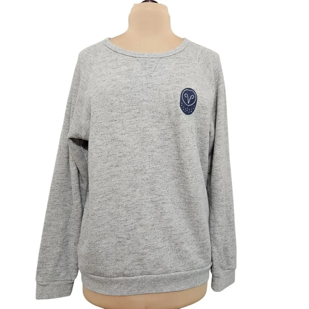 Marine Layer Samsara Gray Sweatshirt Pullover Large Unisex Made in USA - Picture 1 of 16